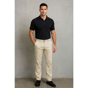 PORSCHE Design Sport Adidas Beige Casual Chino Golf Trousers Pants Mens Size 38